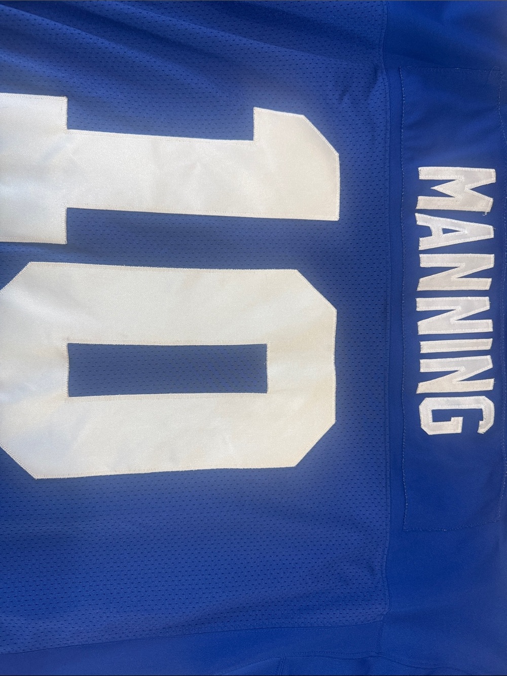 Reebok Royal Blue and White Football Jersey #10 - Picture 6 of 7